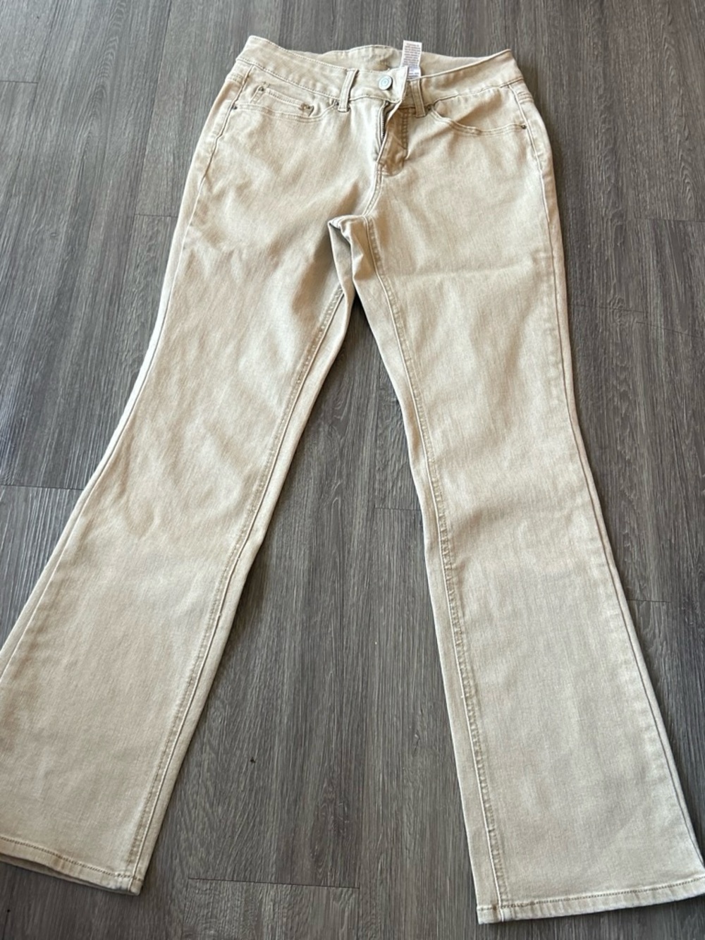 Time and Tru Beige Flare Jeans